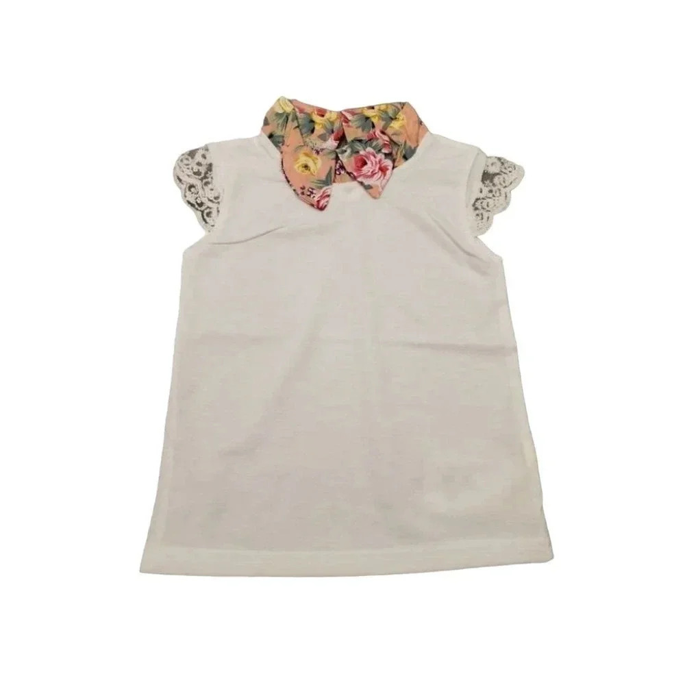 3T Pink Pearl 3 piece Shirt, Skirt, Necklace Set Baby/Toddler Outfit - Picture 4 of 6
